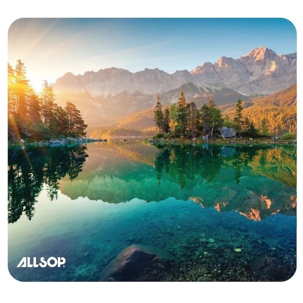 Allsop 32623 NatureSmart Mouse Pad Lake Eibsee Non-Skid‎ Glue-free - Multicolor